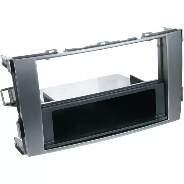 2-DIN Paneel Toyota Auris (E15J/E15UT) 03/2007-10/2012 - Kleur: Antraciet Grijs 2-DIN Paneel Toyota Auris (E15J/E15UT) 03/2007-10/2012 - Kleur: Antraciet Grijs