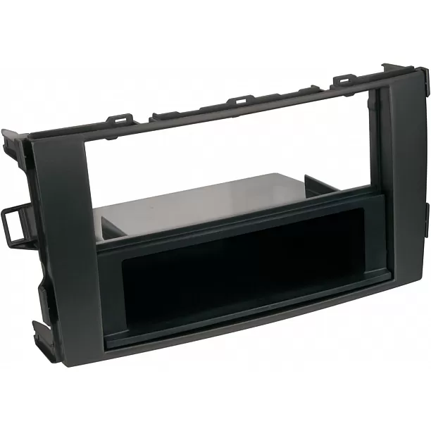 2-DIN Paneel Toyota Auris (E15J/E15UT) 03/2007-10/2012 Kleur: Zwart