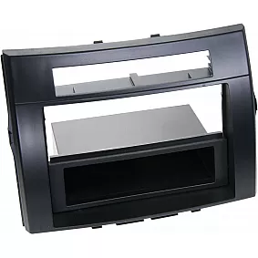 2-DIN Paneel Toyota Corolla Verso (R1)  2004-2009 - Kleur: zwart