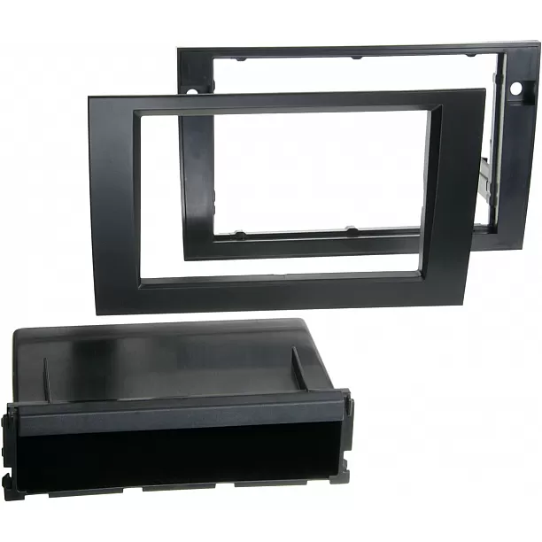 2-DIN Paneel Audi A4 (8E) - Seat Exeo (3R) Kleur: Zwart 2-DIN Paneel Audi A4 (8E) - Seat Exeo (3R) Kleur: Zwart