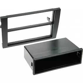 2-DIN Paneel Audi A4 B6 / B7  (8E) - Seat Exeo (3R)  Kleur: Zwart