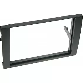 2-DIN Paneel Audi A4 B6 / B7 (8E)  - Seat Exeo (3R) - Kleur : Zwart