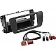 2-DIN Paneel met opbergvak Seat Ibiza 6J facelift 2012-2016 nit zwart
