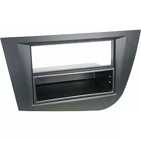 2-DIN Paneel Seat Leon (1P/ 1PN) 09/2005-03/2009 - Kleur: zwart