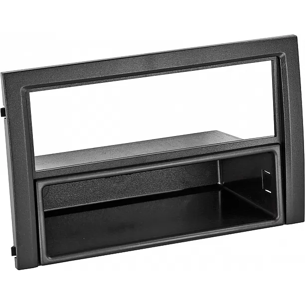 2-DIN Paneel Skoda Fabia (6Y)  07/2004-12/2007 - Kleur: zwart