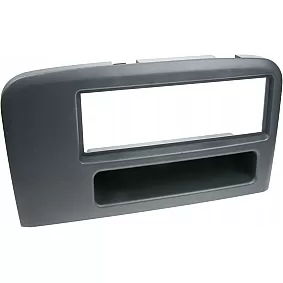 1-DIN Paneel met aflegbakje. Volvo S80 (T/K) 1998-2006 Kleur: Zwart