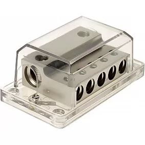 Power distribution block (silver) 2x35-50 mm²  / 5x20 mm²