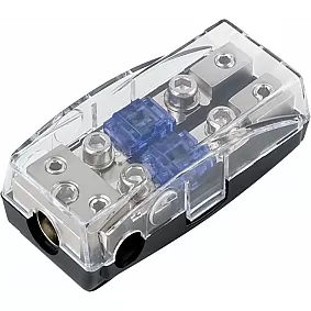 Mini ANL zekeringhouder (zilver ) 1 x 35 mm² + 2 x 20 mm² Mini ANL zekeringhouder (zilver ) 1 x 35 mm² + 2 x 20 mm²