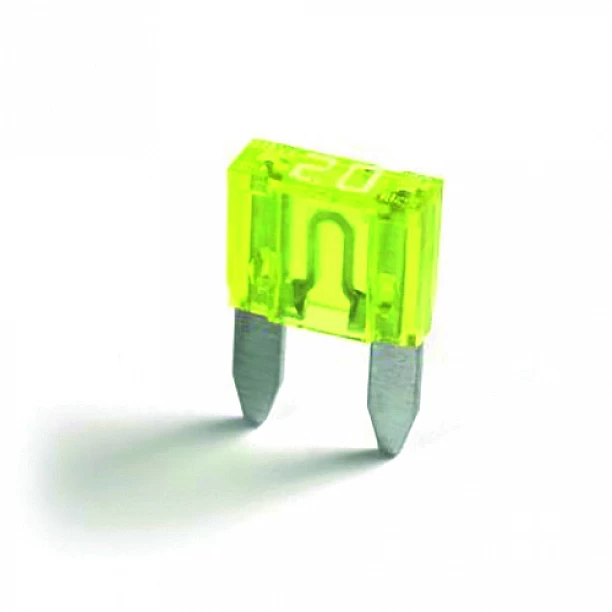 mini zekering 20 ampère 5 stuks in blister