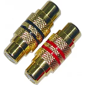 RCA Adapter stereo female > female 1 x red/ 1 x black