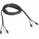 RCA kabel TYRO Economy Line 500cm met remote kabel RCA kabel TYRO Economy Line 500cm met remote kabel