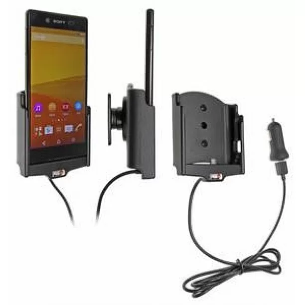 Brodit houder - Sony Xperia Z3+ Actieve houder met 12V USB plug Brodit houder - Sony Xperia Z3+ Actieve houder met 12V USB plug
