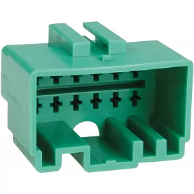 Behuizing groen 12-Pin (Bulk) Volvo C70/ S40/ S80/ V70/ XC70/ XC90