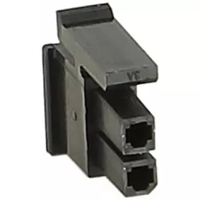 Molex Micro Fit connector behuizing 2 pin > vergrendelingsnokzijde