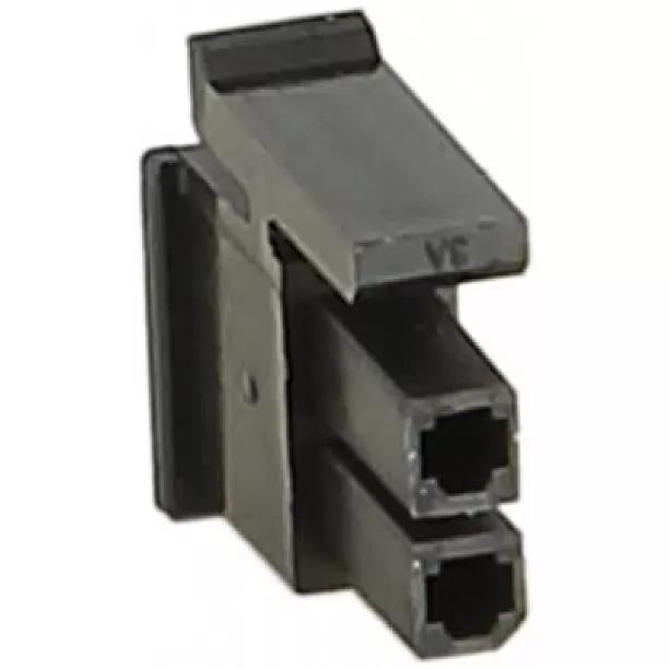 Molex Micro Fit connector behuizing 2 pin > vergrendelingsnokzijde Molex Micro Fit connector behuizing 2 pin > vergrendelingsnokzijde