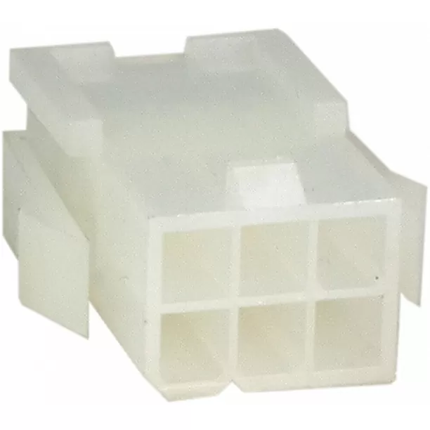 Molex Behuizing Wit 6-Pin (Bulk)