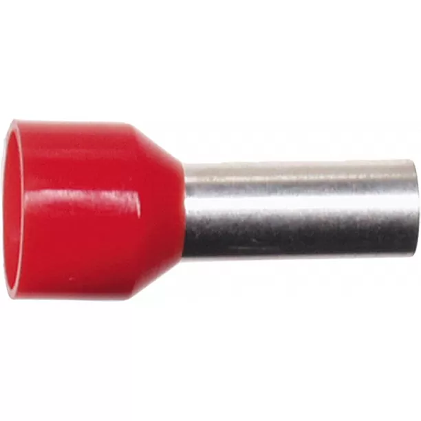 Adereindhuls rood 10.0 mm² (100 stuks) Adereindhuls rood 10.0 mm² (100 stuks)