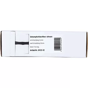 Krimpkous Zwart Ø 3.2 mm Ø 1.6 mm Lengte 15 meter