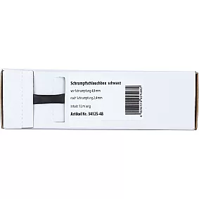 Krimpkous Zwart Ø 4.8 mm Ø 2.4 mm Lengte 12 meter