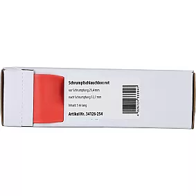 Krimpkous Rood Ø 25.4 mm / Lengte 5 meter