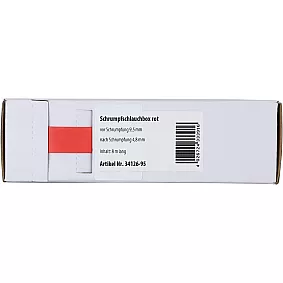 Krimpkous Rood Ø 9.5 mm / Lengte 8 meter
