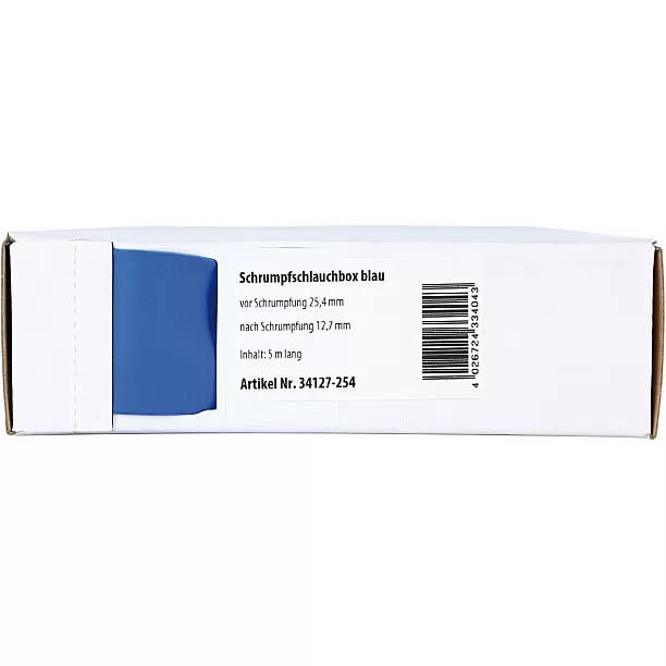 Krimpkous Blauw Ø 25.4 mm / Lengte 5 meter Krimpkous Blauw Ø 25.4 mm / Lengte 5 meter