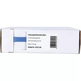 Krimpkous Blauw Ø 6.4 mm / Lengte 12 meter