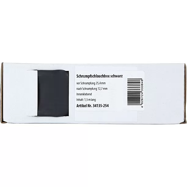Krimpkous Zwart Ø 25.4 mm / Lengte1.5 meter