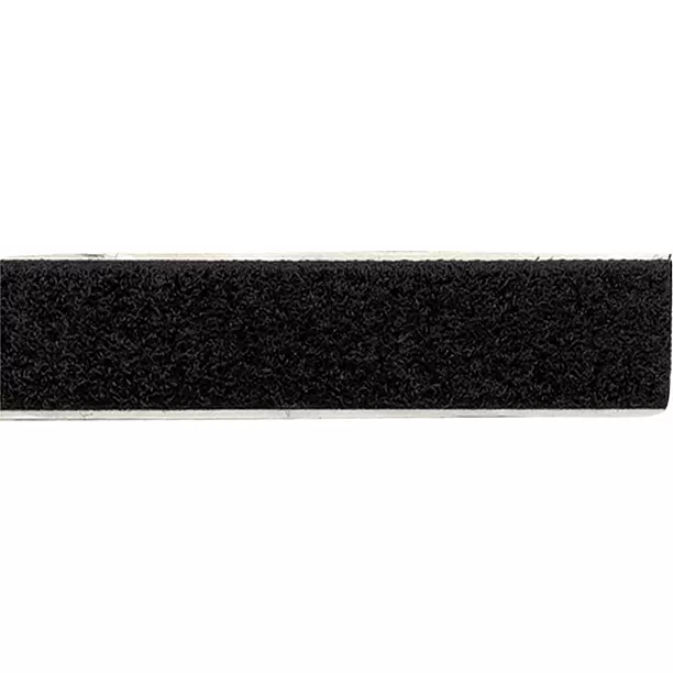 Klittenband Breedte 20 mm / Lengte 25 meter Zwart - zachte zijde Klittenband Breedte 20 mm / Lengte 25 meter Zwart - zachte zijde