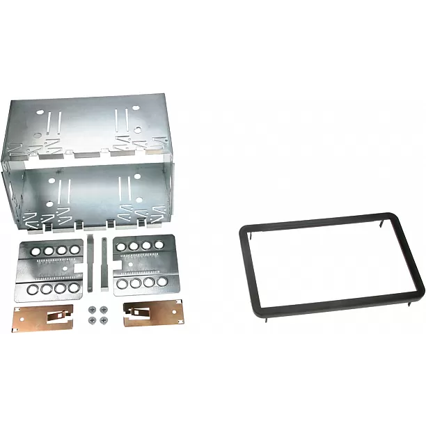 2-DIN Paneel Alfa Romeo 159/ Brera/ Spider (939) - Kleur: Zwart 2-DIN Paneel Alfa Romeo 159/ Brera/ Spider (939) - Kleur: Zwart