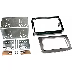 2-DIN Paneel Alfa Romeo MiTo (Typ 955)  2008-2018 - Kleur: Zilver