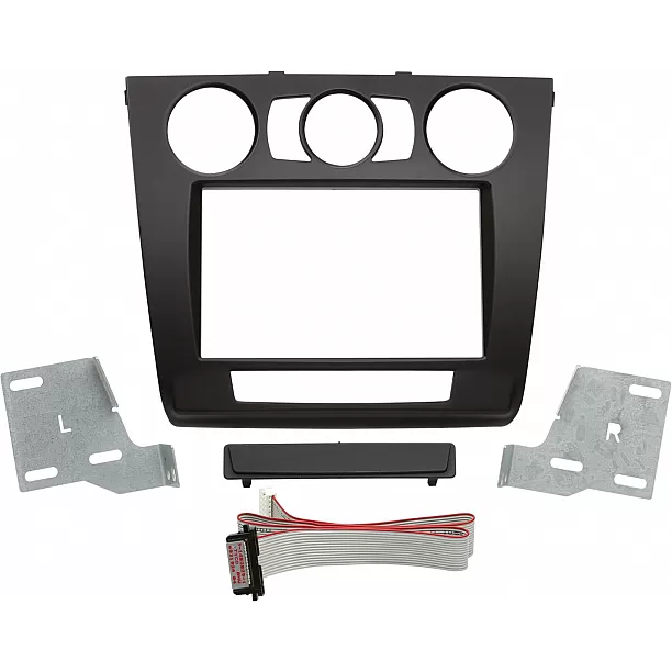 2-DIN Paneel BMW 1-Serie (E81 - E82 - E87 Facelift - E88) 2007-2013 Kleur: Zwart 2-DIN Paneel BMW 1-Serie (E81 - E82 - E87 Facelift - E88) 2007-2013 Kleur: Zwart