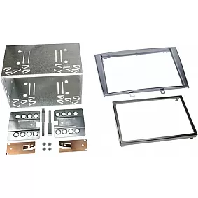 2-DIN Paneel Peugeot 308 (4**) 2007-2009 / 308 SW (4**) 2008-2009 Kleur: Zilver