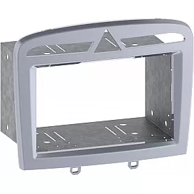 2-DIN Paneel Peugeot 308 (4**)  308 SW (4**) 308 CC (4**)  Kleur: Warm zilver