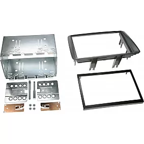 2-DIN Paneel Fiat Panda (169) 2003-2012 Kleur: Anthraciet