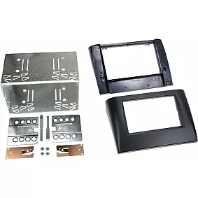2-DIN Paneel Fiat Stilo (192) 2001-2008 Kleur: Zwart