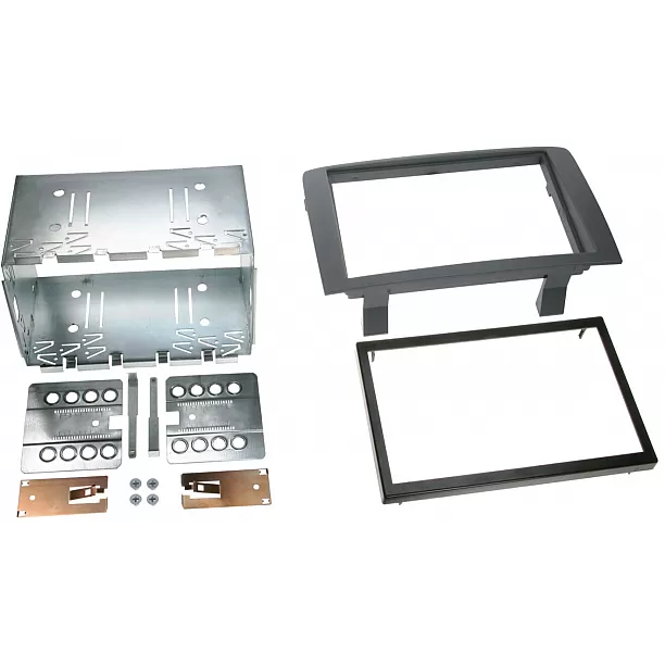 2-DIN Paneel Fiat Idea (350) 2003-2011 Kleur: Grijs 2-DIN Paneel Fiat Idea (350) 2003-2011 Kleur: Grijs