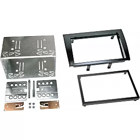 2-DIN Paneel Fiat Bravo (198) 2007-2014 - Kleur: Piano Zwart