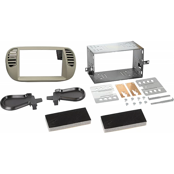 2-DIN Paneel Fiat 500/ 500 C - Kleur: Parelmoer 2-DIN Paneel Fiat 500/ 500 C - Kleur: Parelmoer