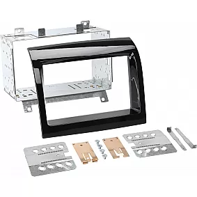 2-DIN Paneel Fiat Ducato (ZAF250) Citroën Jumper/Relay (250) - Peugeot Boxer (Y)  Kleur: Piano Zwart