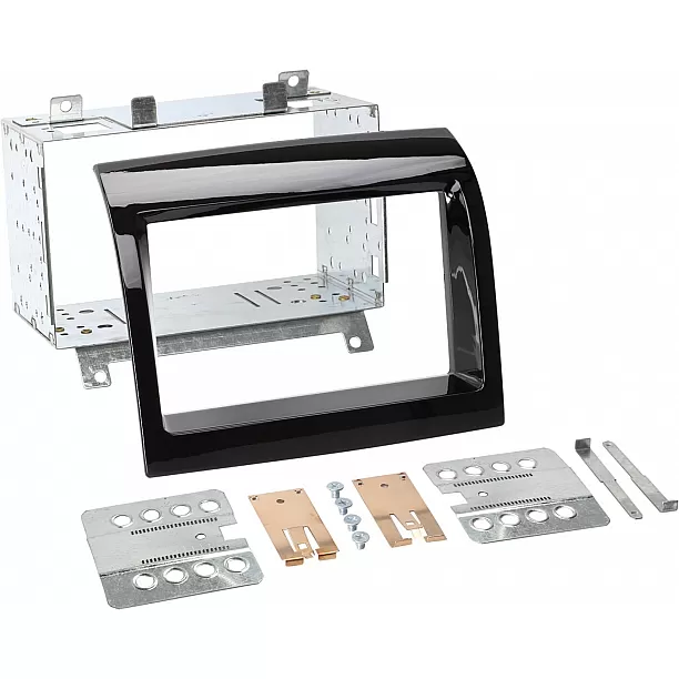 2-DIN Paneel Fiat Ducato (ZAF250) Citroën Jumper/Relay (250) - Peugeot Boxer (Y)  Kleur: Piano Zwart