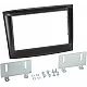 2-DIN Paneel Fiat Doblò 2015-2022 / Opel Combo 2015-2019  - Kleur : Zwart