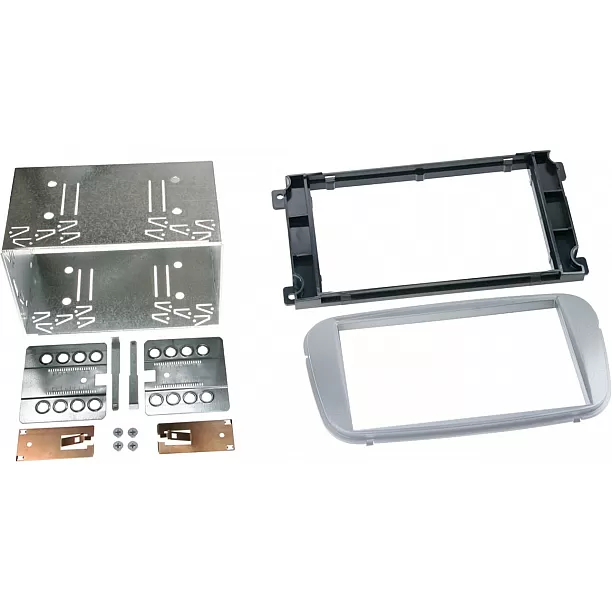 2-DIN Paneel diverse modellen Ford - Kleur: zilver 2-DIN Paneel diverse modellen Ford - Kleur: zilver