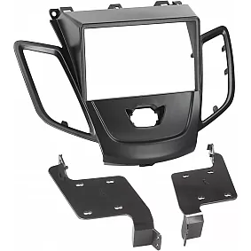 2-DIN Paneel Ford Fiesta (JA8)  2008-2017 - Kleur: Zwart