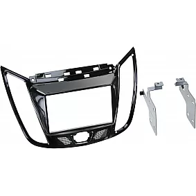 2-DIN Paneel Ford C-Max (DXA) / Kuga (DM2) Kleur: Piano Zwart