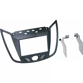 2-DIN Paneel Ford C-Max (DXA) / Kuga (DM2) Kleur: Donker Grijs