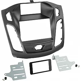 2-DIN Paneel Ford Focus (DYB) 2011-2014 - Kleur: Zwart