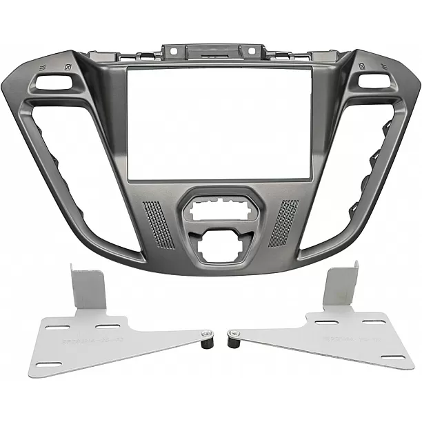 2-DIN Paneel Ford Transit Custom / Tourneo Custom | 2013-2019 | Kleur: Zilver 2-DIN Paneel Ford Transit Custom / Tourneo Custom | 2013-2019 | Kleur: Zilver