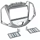 2-DIN Paneel Ford Ecosport 2014-2019 Kleur: Zilver 2-DIN Paneel Ford Ecosport 2014-2019 Kleur: Zilver