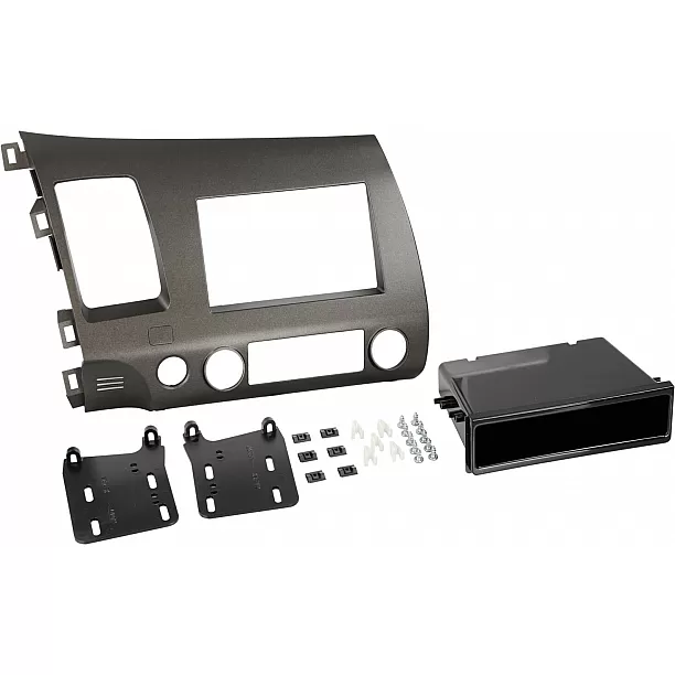 2-DIN Paneel Honda Civic Hybrid (FD1/FD3/FK1.3/FN1.4) Kleur: Antracite (METRA) 2-DIN Paneel Honda Civic Hybrid (FD1/FD3/FK1.3/FN1.4) Kleur: Antracite (METRA)
